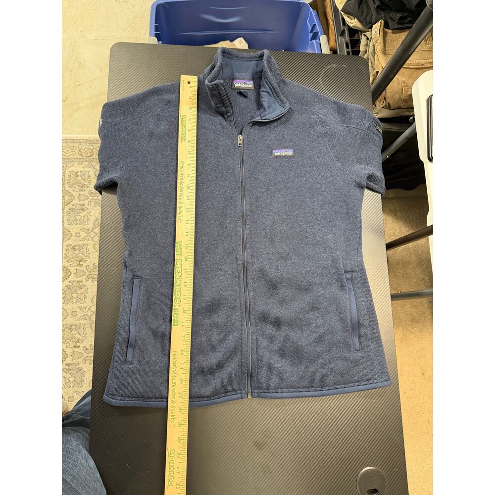 Patagonia Better Sweater Fleece Jacket Navy Blue Heather Size XL Womens LOGO - Picture 5 of 11